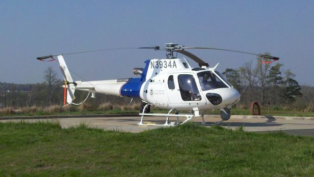 Eurocopter AS-350 AStar (N3934A) - DEPARTMENT OF HOMELAND SECURITY at KJQF - 3/20/12