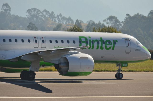 EMBRAER ERJ-190-400 (EC-NNV) - EC-NNV Front Detail After Landing At LEVX From GCLP. 07-11-2021