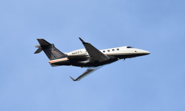 Embraer Phenom 300 (N391FX) - A Flexjet E55 departs from KBLM, Monmouth County, NJ for Florida, March 2024.