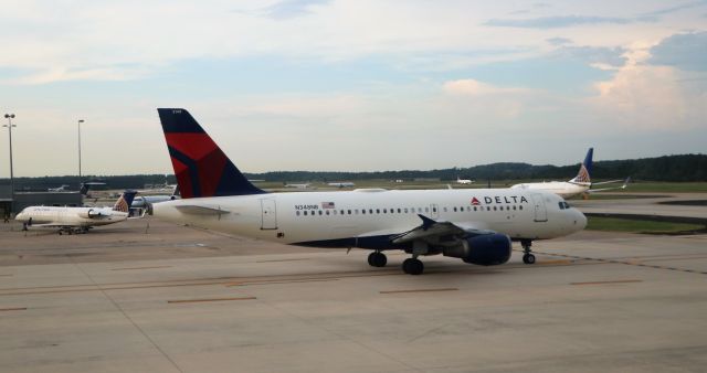 Airbus A319 (N348NB) - 9/11/19 waiting to enter Alpha