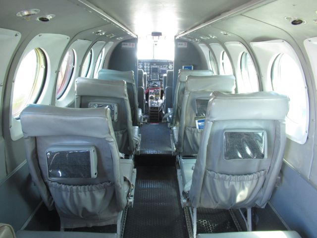 Beechcraft King Air 100 (C-GJBV) - Cabin shot of C-GJBV Air Liaison King Air A100 