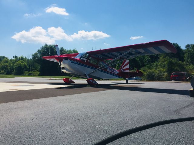 CHAMPION Decathlon (N233DP) - N233DP on the ramp at 4G4, summer 2020