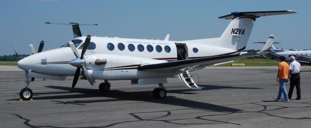 N2VA — - Commonwealth of Virginia  2007 Hawker Beechcraft B300 in Danville Va. after dropping off Gov.Tim Kaine for a conference at the Institute for Advanced Learning and Research ..6-6-08