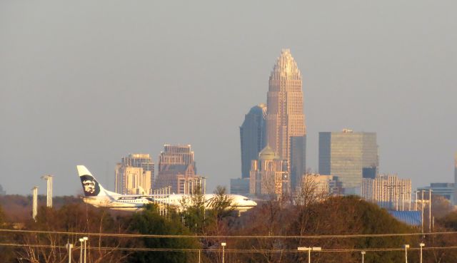 Boeing 737-900 (N453AS) - Special Charter to Charlotte for Seahawk fans Jan. 16, 2016