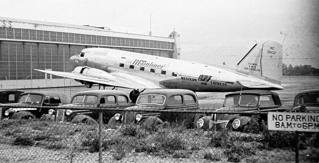 Douglas DC-3 (NC18102) - Western Air Express DC-3