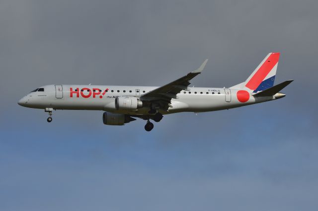 Embraer ERJ-190 (F-HBLG) - HOP! for Air France - Embraer ERJ-190STD (F-HBLG) Late morning arrival at NCL ex CDG (Photo April 2022)