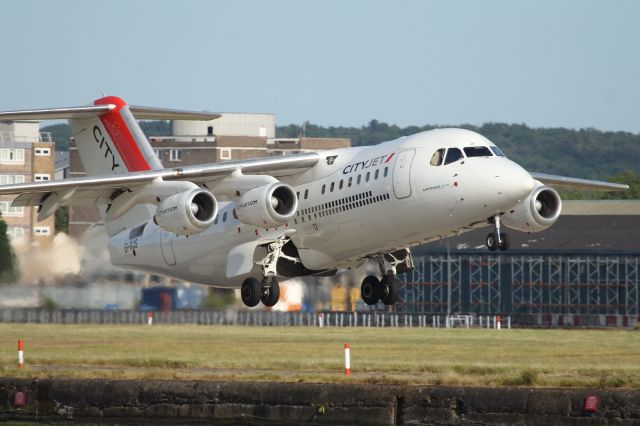 EI-RJS — - Cityjet rotates from London City Airport.