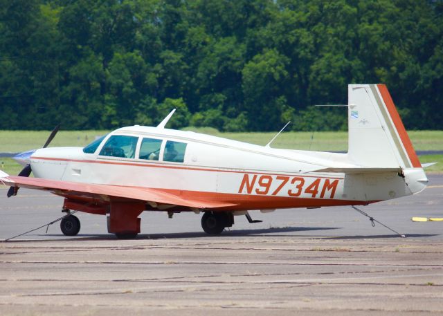 Mooney M-20 (N9734M) - At Downtown Shreveport.