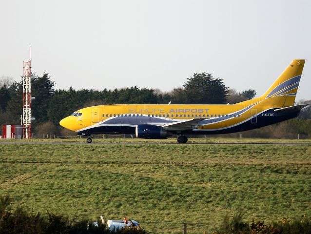 Boeing 737-700 (F-GZTB) - Europe Airpost Boing 737-33VQC, Brest Guipavas Airport (LFRB-BES)