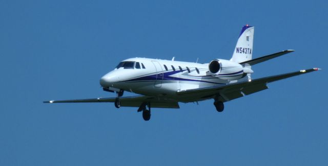 Cessna Citation Excel/XLS (N543TA) - On short final is this 2003 Cessna 560XL Citation Excel in the Summer of 2023.