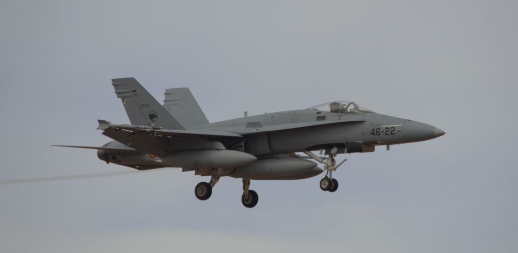 C1594 — - FALCON OF GANDO, AS THEY CALLED TO THESE F 18 IN THE BASE AERA