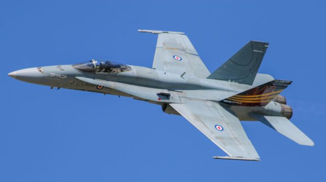 McDonnell Douglas FA-18 Hornet (18-8797) - The 2019 CF-18 Demo hornet at Airshow Atlantic 2019