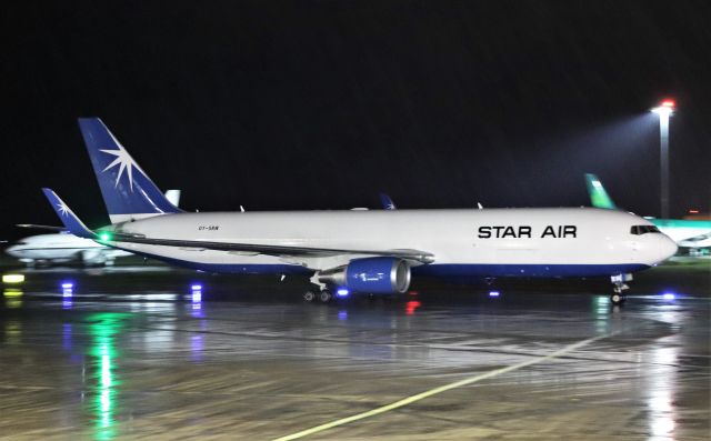 BOEING 767-300 (OY-SRW) - star air b767-346f(er) oy-srw arriving in shannon this morning 3/12/20.