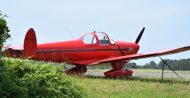 Cessna Skyhawk (N415G) - A bright red Cessna Skyhawk 172 waits patiently at Wall Airport. KBLM, Monmouth county, NJ parked away from the crowd.Ercoupe 415