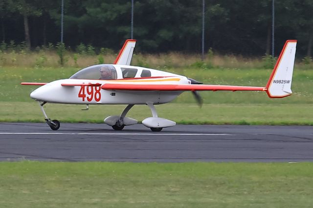 RUTAN Cozy (N9825W) - Morning launch for AirVenture Cup Race, 21 July 2024