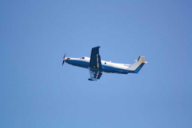 Pilatus PC-12 (N687AF) - 687AF after taking off rwy 5R at RDU