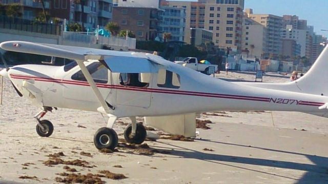 N207Y — - Washed ashore in Daytona Beach, FL. This plane seems to have run out of gas and ditched in the water, it is in remarkably good condition for just coming ashore. Its registration says its an experimental, home-built aircraft. Model name Jabiru 250.