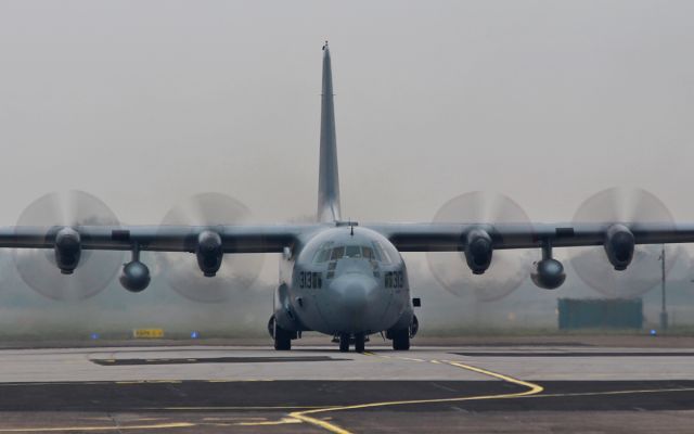 Lockheed C-130 Hercules (16-5313) - usn c-130t 165313 dep shannon this morning 4/11/15