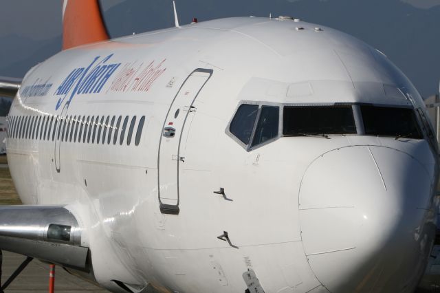 Boeing 737-200 (C-GNAU) - August 2, 2009 - parked at Vancouver, BC