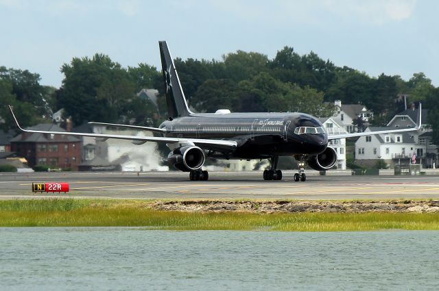 Boeing 757-200 (G-TCSX) - Sovereign 817 arriving from Greenland