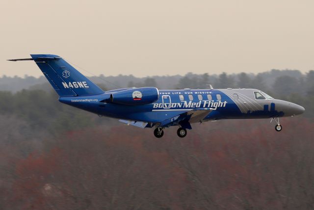 N46NE — - 'Medevac 6' November Echo'  returning from a flight up to Burlington, VT  (4/6)