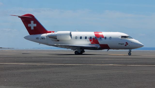 Canadair Challenger (HB-JWA) - Aeroporto de Santa Maria, Açores - LPAZ