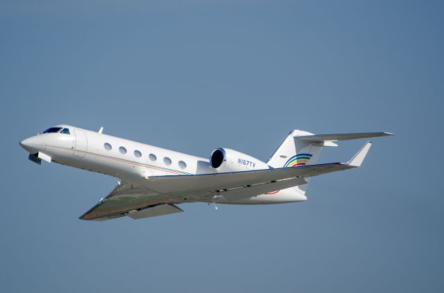 Gulfstream Aerospace Gulfstream IV (N167TV) - A rather striking livery...