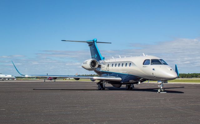 Embraer Legacy 550 (N602EE) - Embraer 600 demo plane at KVRB
