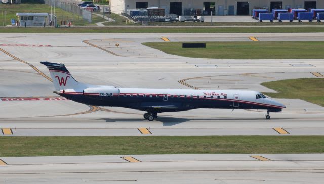 Embraer ERJ-145 (C6-GAR) - After landing at FLL on the afternoon of the 12th of May, 2024.