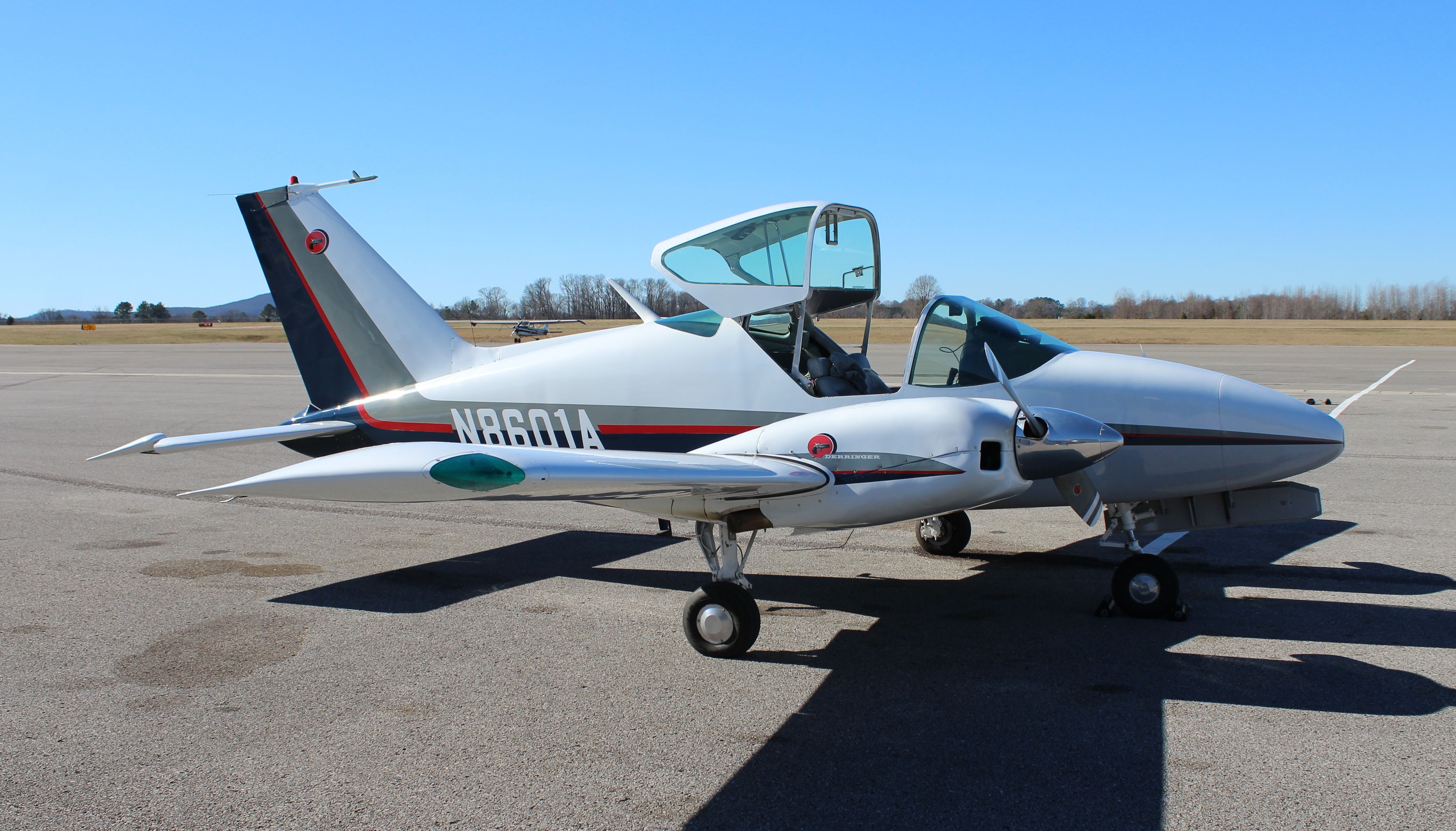 WING Derringer (N8601A) - A Wing D-1 Derringer on the ramp at Madison County Executive Airport, Meridianville, AL - December 30, 2016.