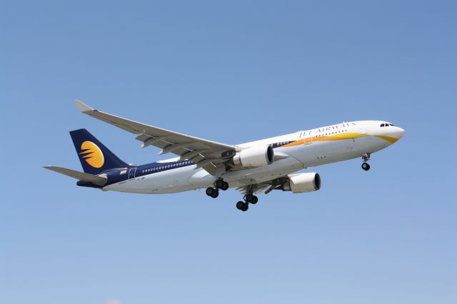 Airbus A330-200 (VT-JWP) - Jet Airways Arriving At Lester B. Pearson Intl Airport,CYYZ/YYZ