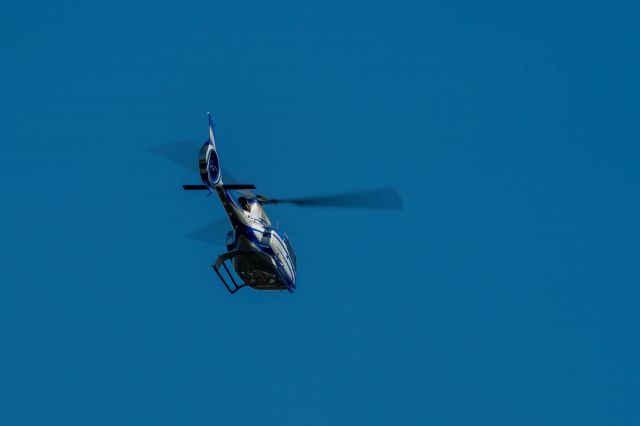 Eurocopter EC-130 (N1958M) - Sailing in Puget Sound when they flew over.