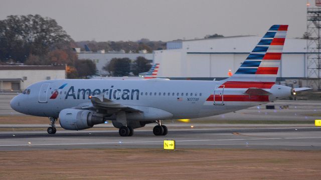 Airbus A319 (N177XF) - 11/22/21