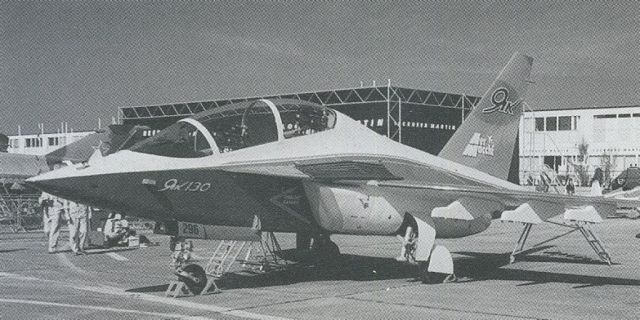 YAKOVLEV Yak-130 (RA-43130) - scanned from postcard