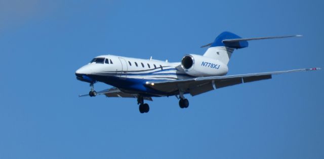 Cessna Citation X (N778XJ) - On short final is this 2007 Cessna Citation 750 in the Spring of 2022.