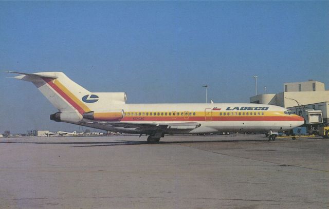 Boeing 727-100 (CC-CAG) - SCANNED FROM POSTCARDbr /LADECO