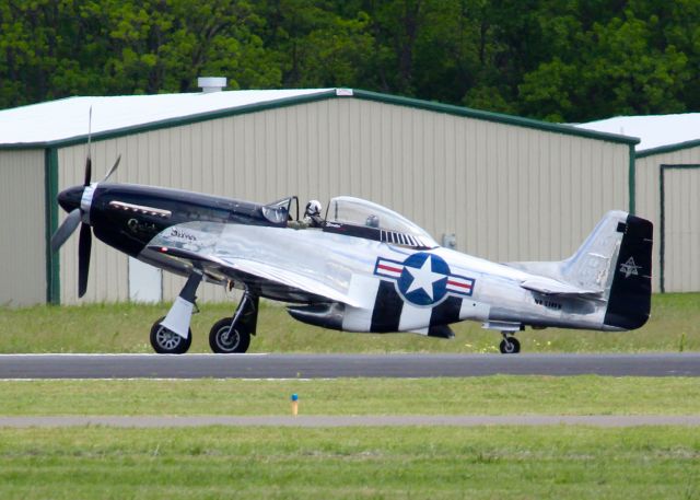 North American P-51 Mustang (N51HY) - At Downtown Shreveport. 1944 North American P-51D