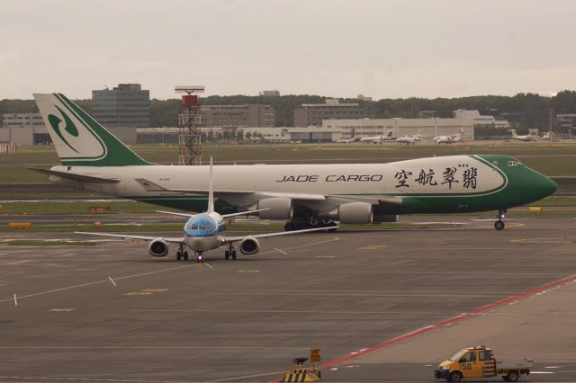 Boeing 747-400 (B-2441) - Jade Cargo International B747-4EVF(ER) taxiing to stand after landing at AMS on a cloudy day. (Photo May 2007)