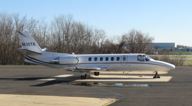 Cessna Citation V (N630TK) - Shown here is this Citation V in the Winter of 2016.