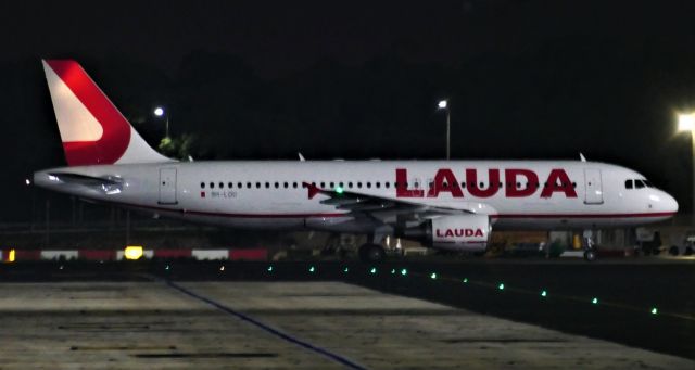 Airbus A320 (9H-LOU) - On APRON9 as FR7301... seen at LMML for the first time in Laudamotion Colour Scheme and in '9H' Registration 