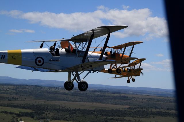 — — - At the 80th Anniversary of the first Tiger Moth Flight.