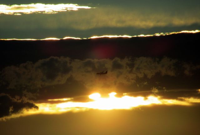 de Havilland Dash 8-300 (ZK-NEG) - Air New Zealand Q-300 on base with the setting sun and lively clouds to the west as it approaches Nelson NSN.