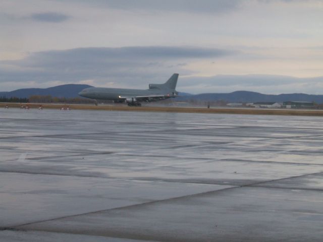 Lockheed L-1011 TriStar — - Just touching down at Goose Airport NL  Oct 14/08