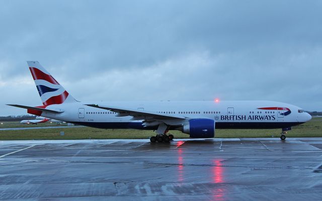 Boeing 777-200 (G-VIIG) - british airways b777-236er g-viig dep shannon for heathrow after diverting in yesterday due to smoke in the cockpit and cabin 10/2/18.