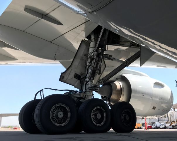 Boeing 777-200 (N797AN) - Phoenix Sky Harbor International Airport T4 INT bravo 25 left main 14MAY19