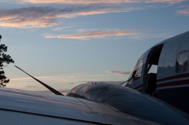 N316AF — - Agape Flights' Embraer 110 sits in the predawn light on the ramp in Venice, Fla., before a flight to deliver supplies to missionaries in Haiti and the Dominican Republic.