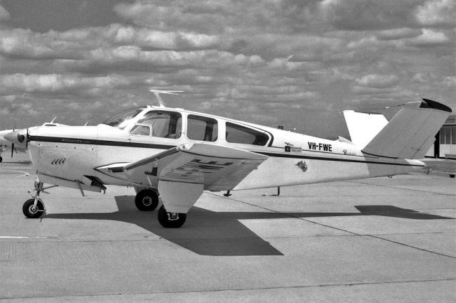 VH-FWE — - BEECH V35A BONANZA - REG VH-FWE (CN D-8825) - ESSENDON MELBOURNE VIC. AUSTRALIA - YMEN 8/10/1973