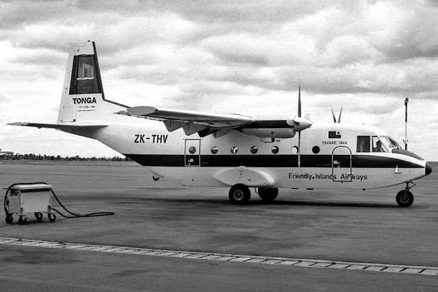 ZK-THV — - FRIENDLY ISLANDS AIRWAYS - CASA C-212 - REG ZK-THV (CN 294) - ESSENDON MELBOURNE VIC. AUSTRALIA - YMEN (13/2/1986)