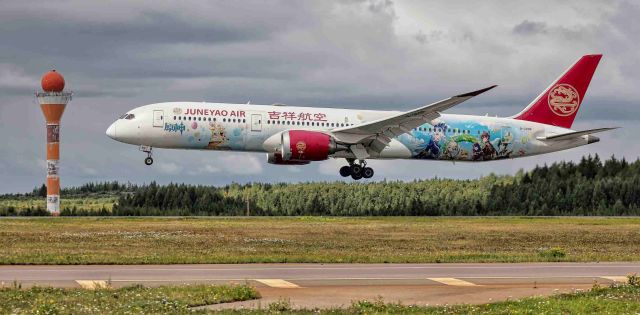 Boeing 787-9 Dreamliner (B-209R) - Juneyao Air (Genshin Livery)