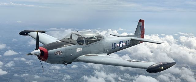 North American Navion (N5221K) - Formation flight to Fredericksburg, TX